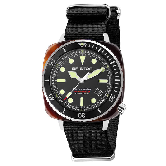 RELOJ BRISTON: CLUBMASTER DIVER PRO NEGRO 21644.SA.T.1.NB