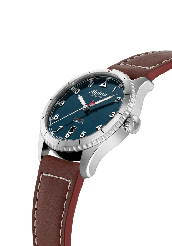 ALPINA : STARTIMER PILOT AUTOMATIC - CADRAN BLEU