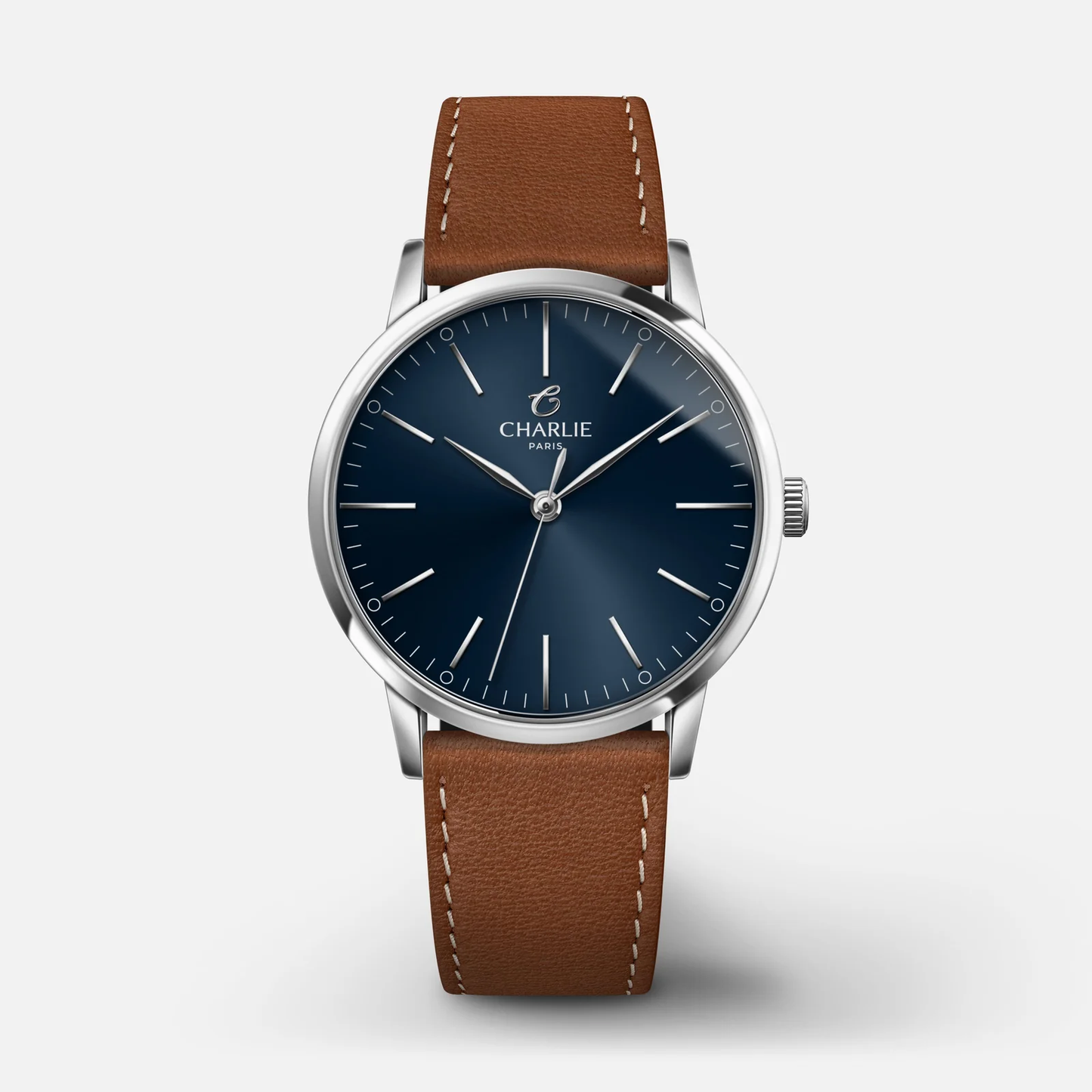 MONTRE CHARLIE PARIS : SULLY 35 QUARTZ BLEU
