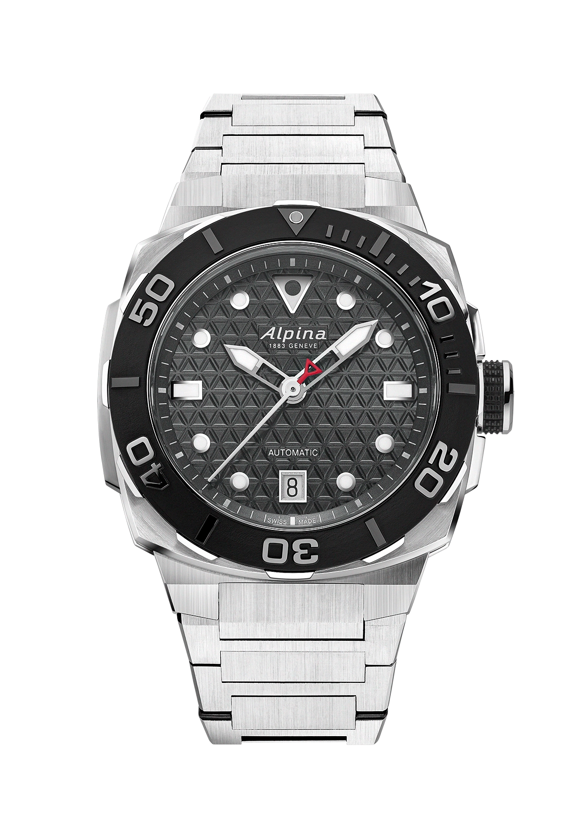 ALPINA : SEASTRONG DIVER EXTREME AUTOMATIC - ACIER NOIR