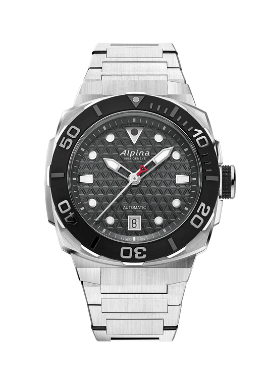 ALPINA : SEASTRONG DIVER EXTREME AUTOMATIC - ACIER NOIR