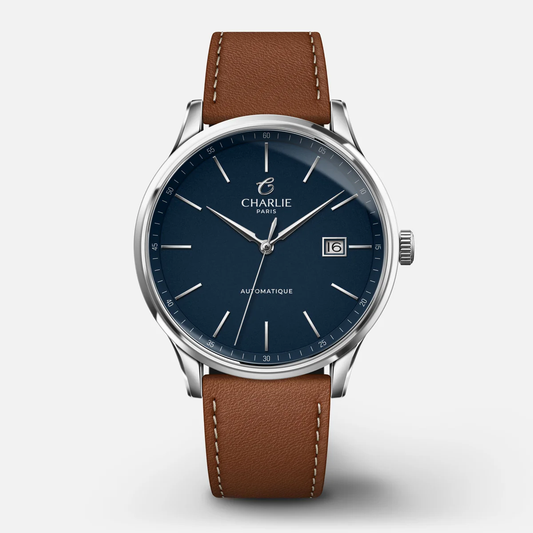 CHARLIE PARIS : INITIAL SLIM BLEU