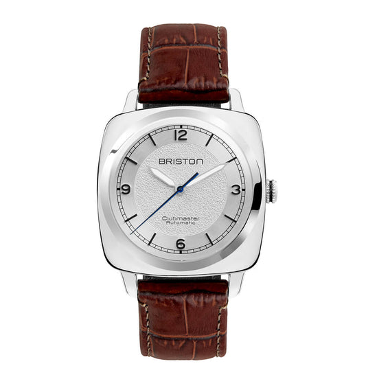 MONTRE BRISTON : CLUBMASTER LEGEND CLASSIC ACIER & BLANC 25639.PS.L.2.LABR