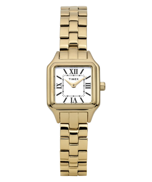 Timex : Addison doré blanc 23 mm, vue de face