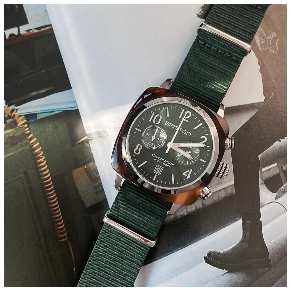 BRISTON : CLUBMASTER CLASSIC VERT ANGLAIS - 15140.SA.T.10.NBG