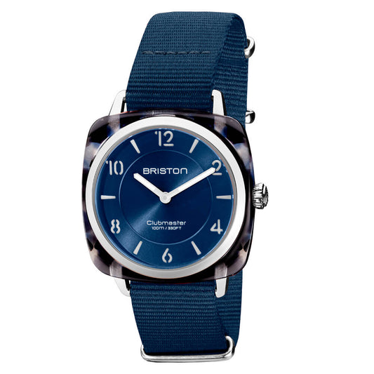 MONTRE BRISTON : CLUBMASTER CHIC BLEU NUIT 21536.SA.UB.33.NMB