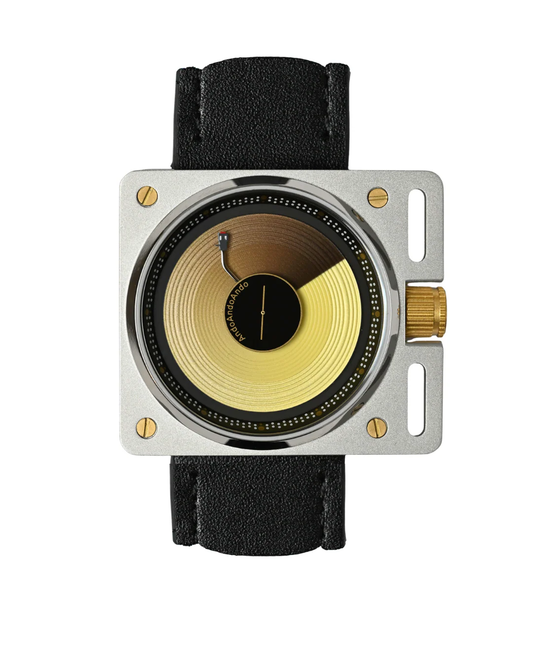 Montre AndoAndoAndo : Vinyl Record Automatique Timezones