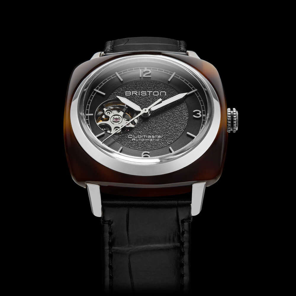 RELOJ BRISTON: CLUBMASTER LEGEND CLASSIC CORAZÓN ABIERTO NEGRO 25739.SA.T.1.LAB