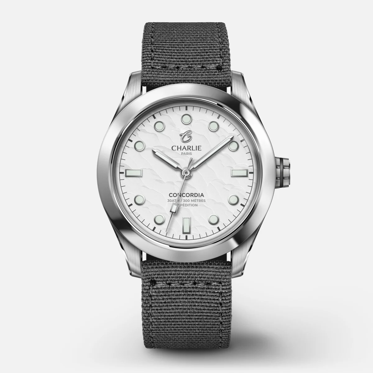 Montre Charlie Paris : Concordia Quartz Toundra 300 m