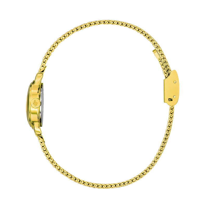 Montre LIP : Henriette Blanc & Or 671265
