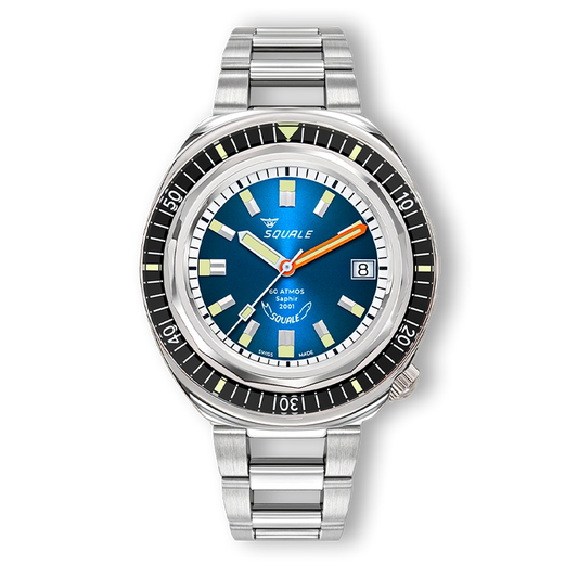 Squale 2001 Sunray Blue, vue de face