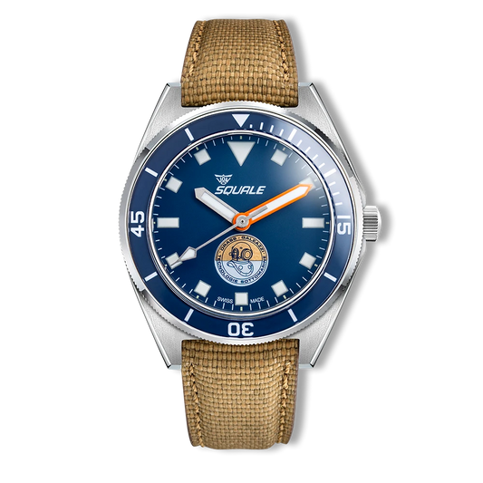 Squale Galeazzi Artiglio, vue de face sur microfibre sable