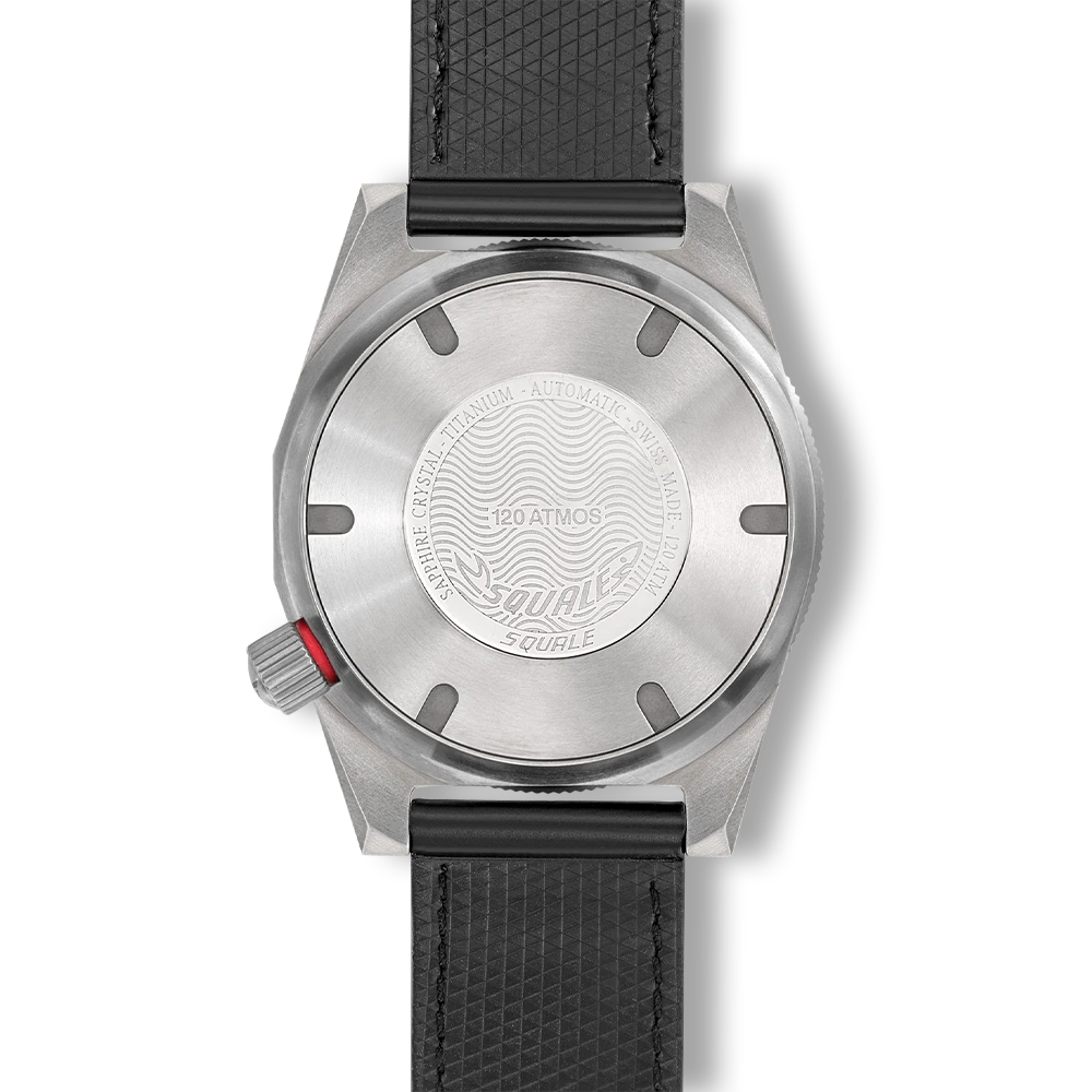Squale Master Grand Vert, fond du boîtier