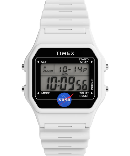 Timex : Main Street NASA Artemis Digital numérique 36 mm TW2Y13500, vue de face