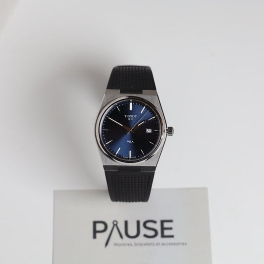 MONTRE TISSOT : PRX QUARTZ BLEU T1374101704100