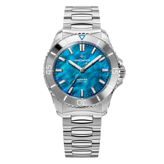 VENEZIANICO : NEREIDE TUNGSTENO MOTHER OF PEARL 39 MM