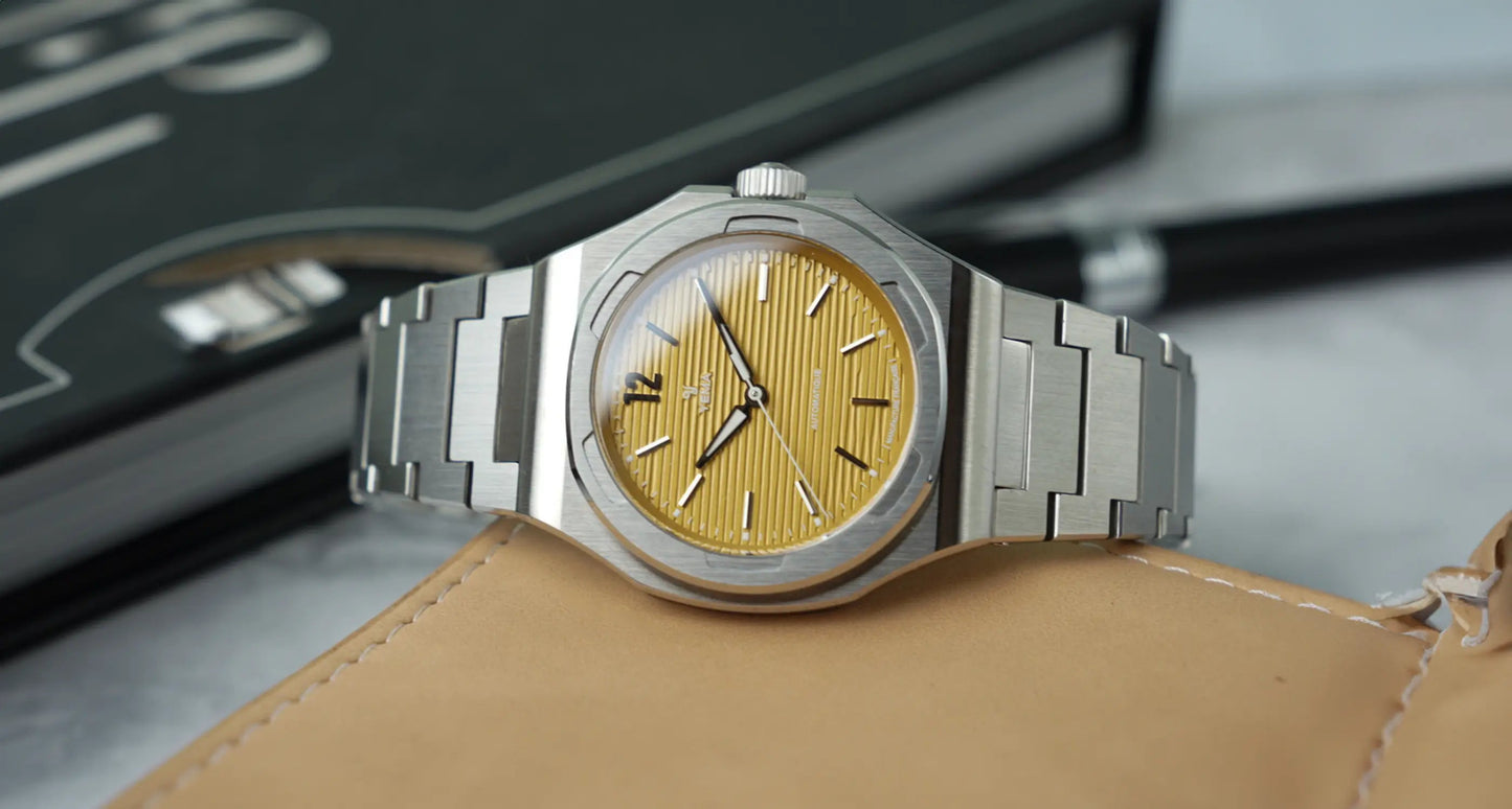 YEMA : WRISTMASTER SLIM CMM.20 - JAUNE