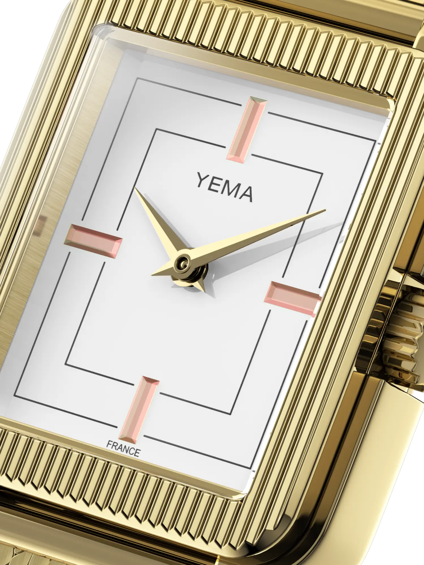 YEMA : RADIANCE - CADRAN BLANC & BOITIER DORÉE