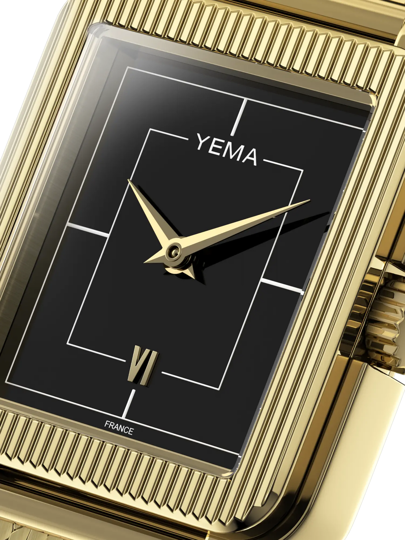 YEMA : RADIANCE - CADRAN NOIR & BOITIER DORÉE