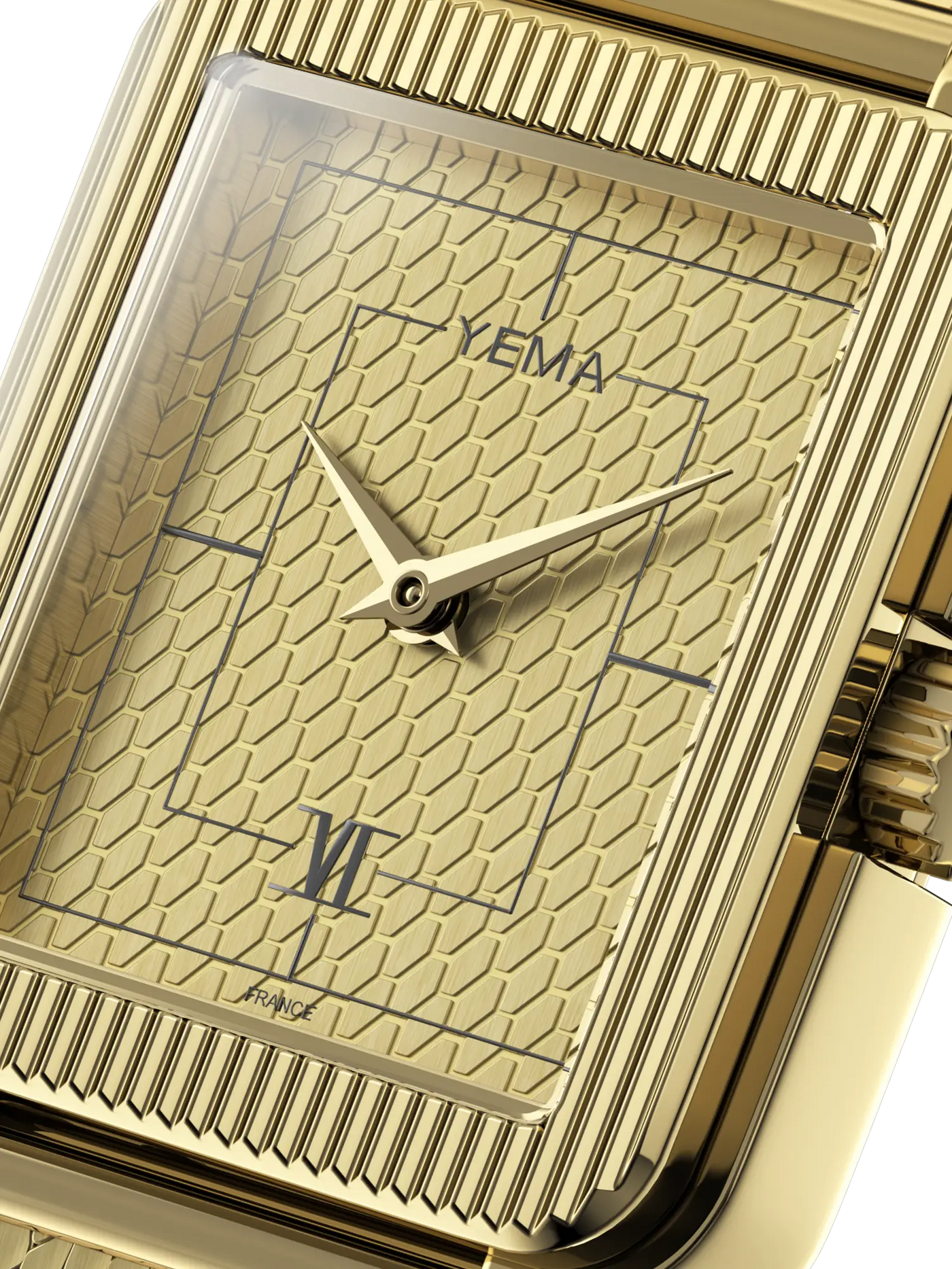 RELOJ YEMA: RADIANCE - ESFERA Y CAJA DORADAS