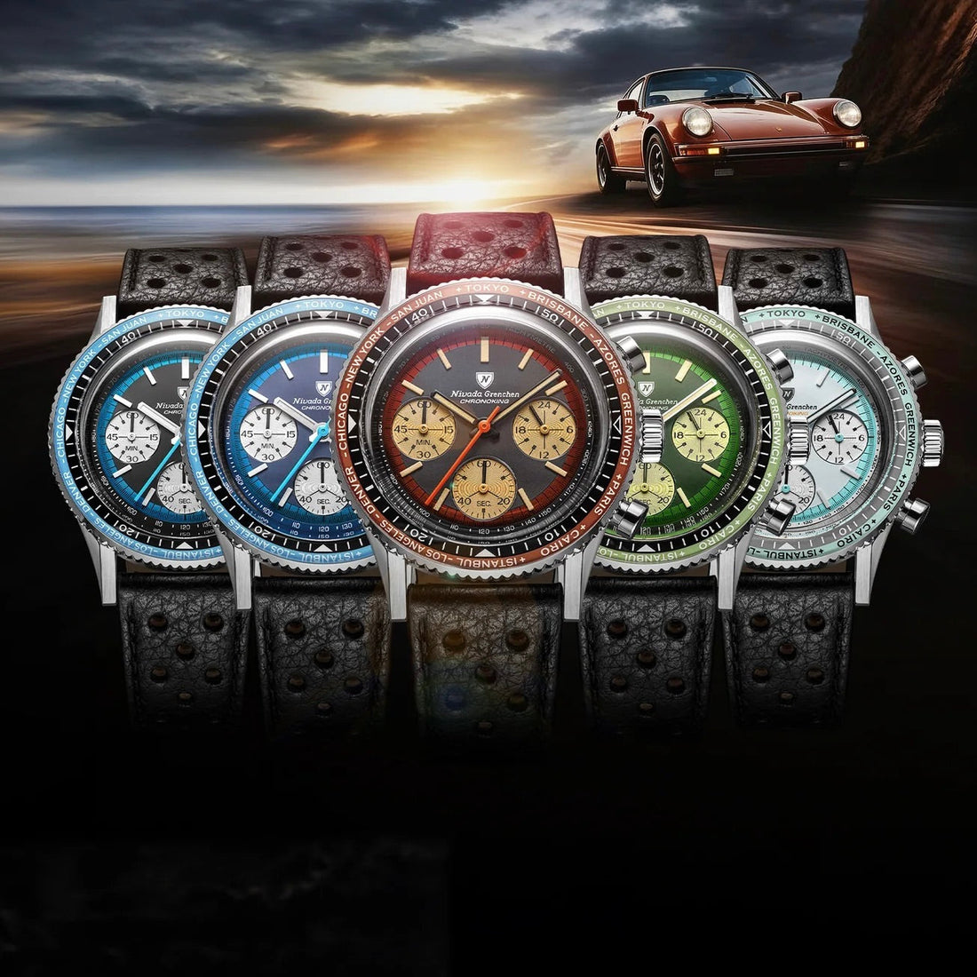 Nivada sort 5 nouvelles déclinaisons estivales de sa Chronoking Racing