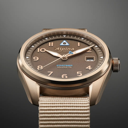 Startimer Pilot Solarmetre : la nouvelle collection Alpina dotée des calibres solaires maisons AL-140