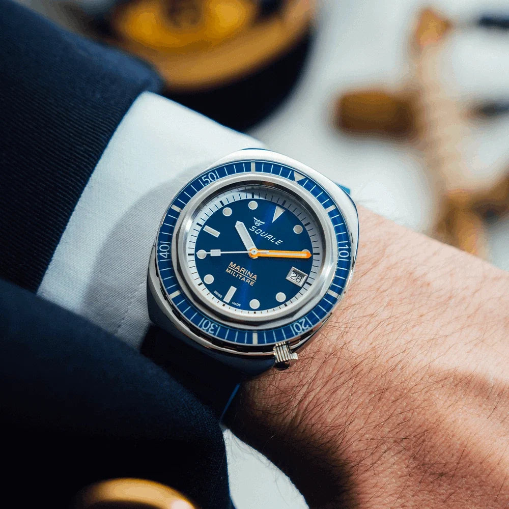 Squale 2001 Marina Militare, vue au poignet — photo officielle