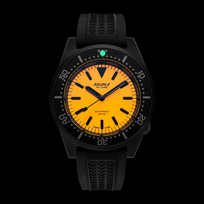 Squale 1521 Full Luminous orange Militaire — luminescence