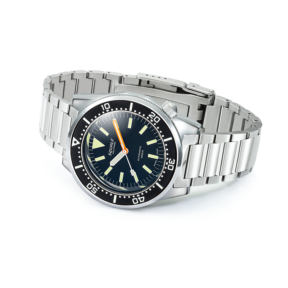 Squale 1521 Militaire — Acier — détail de la montre