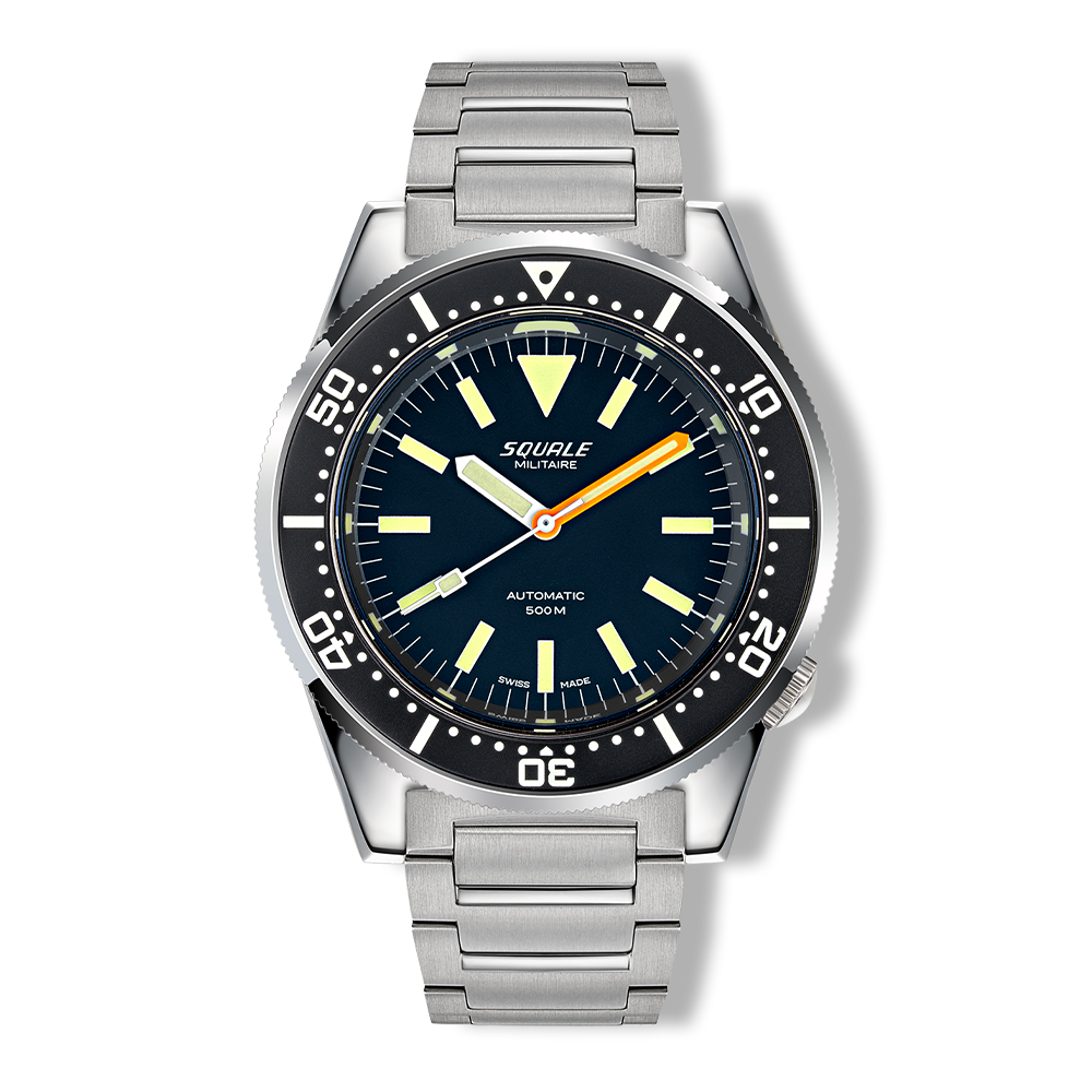 Squale 1521 Militaire — Acier — vue de face