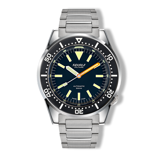 Squale 1521 Militaire — Acier — vue de face