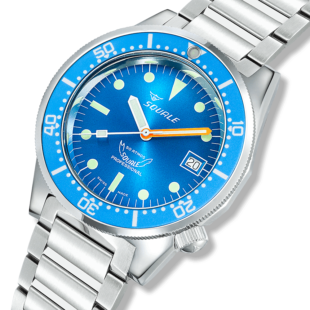 Squale 1521 Ocean — Acier — détail de la montre