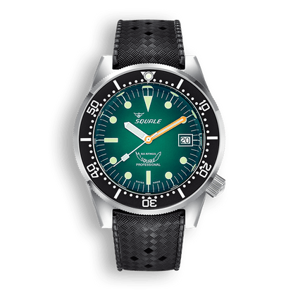 Squale 1521 Green Ray — Tropic — vue de face