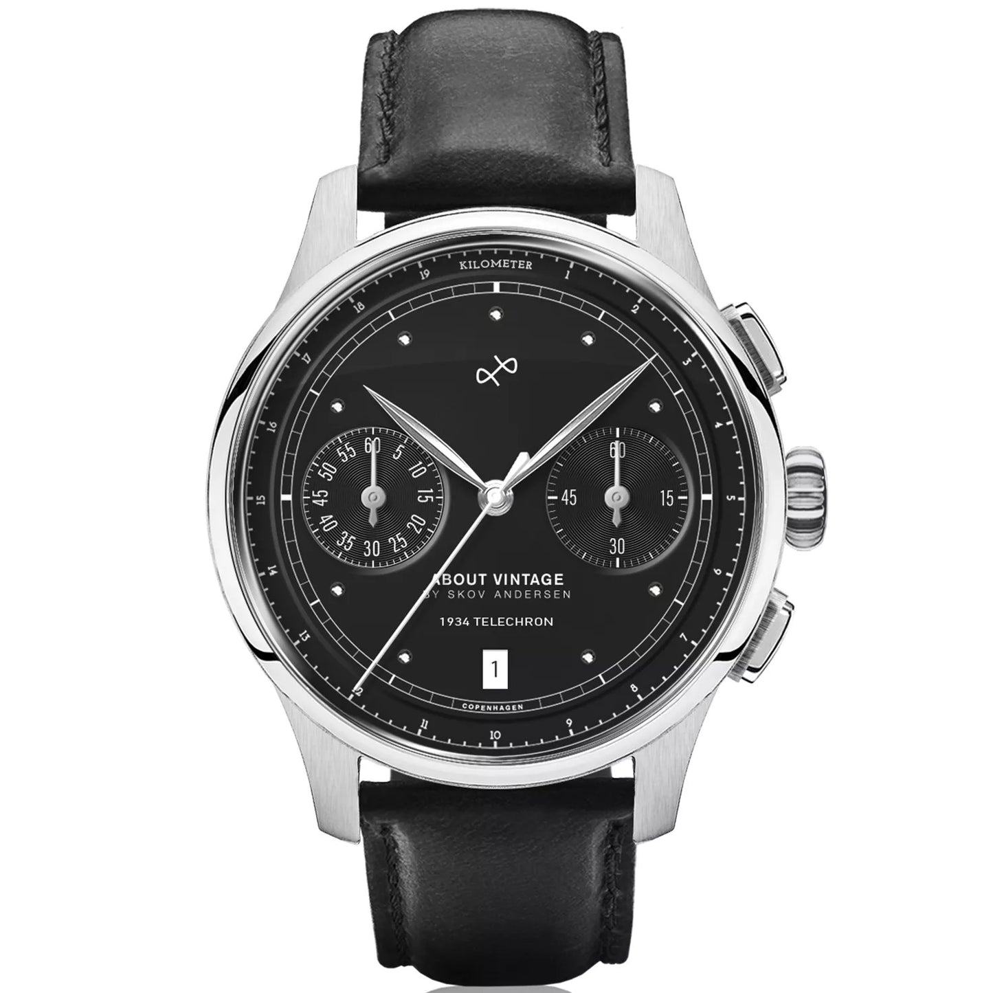 ABOUT VINTAGE : 1934 TELECHRON - STEEL BLACK