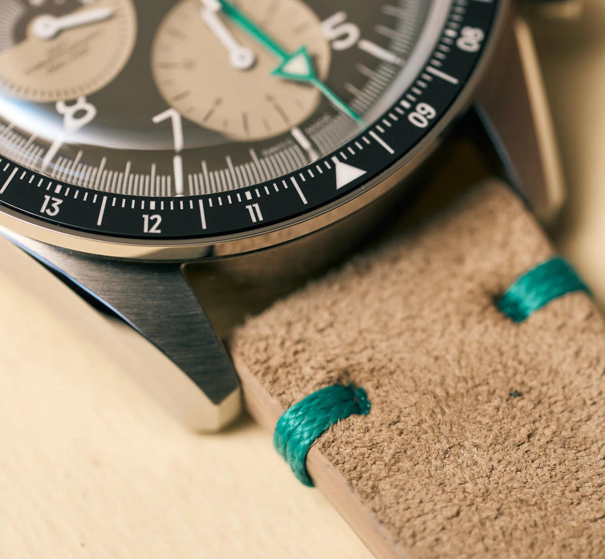 Montre Echo/Neutra : 1956 Chronographe GMT Cappuccino