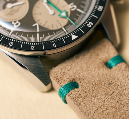 Montre Echo/Neutra : 1956 Chronographe GMT Cappuccino