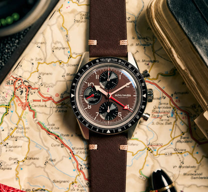 Montre Echo/Neutra : 1956 Chronographe GMT Purple