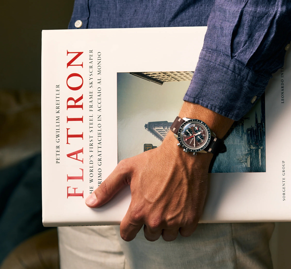 Montre Echo/Neutra : 1956 Chronographe GMT Purple