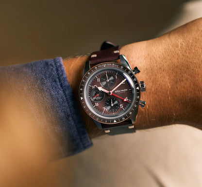 Montre Echo/Neutra : 1956 Chronographe GMT Purple