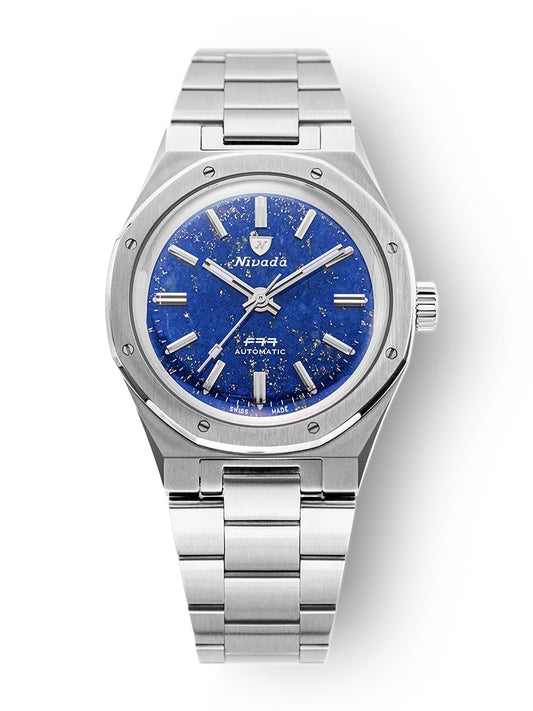 NIVADA GRENCHEN: F77 LAPIS LAZULI - WITHOUT DATE