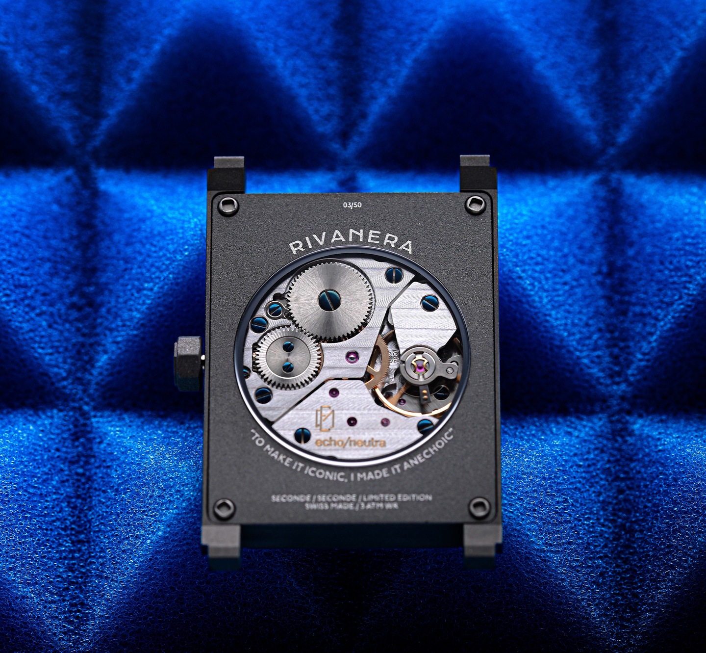 RELOJ ECHO/NEUTRA: RIVANERA AZUL SEGÚN/SEGÚN/
