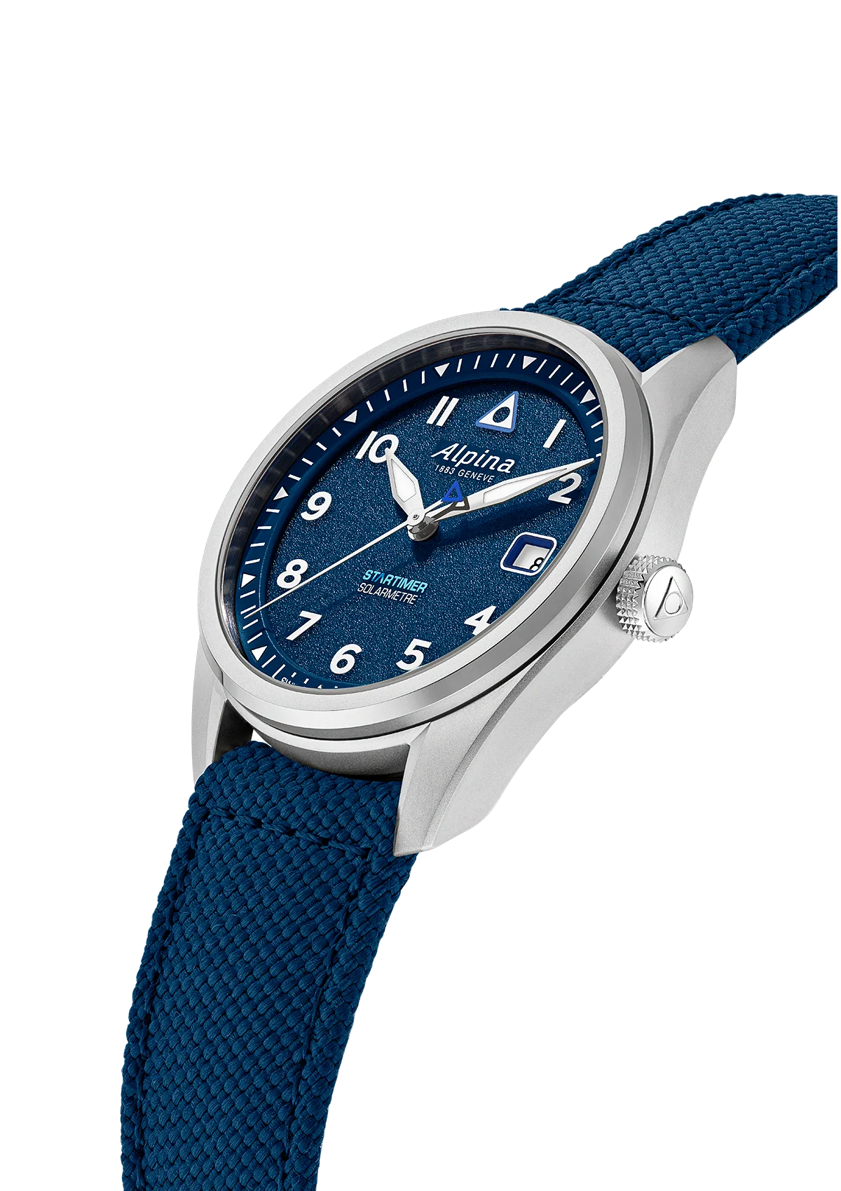 Montre Alpina : Startimer Pilot Solarmètre Bleu AL-140BLW3S26