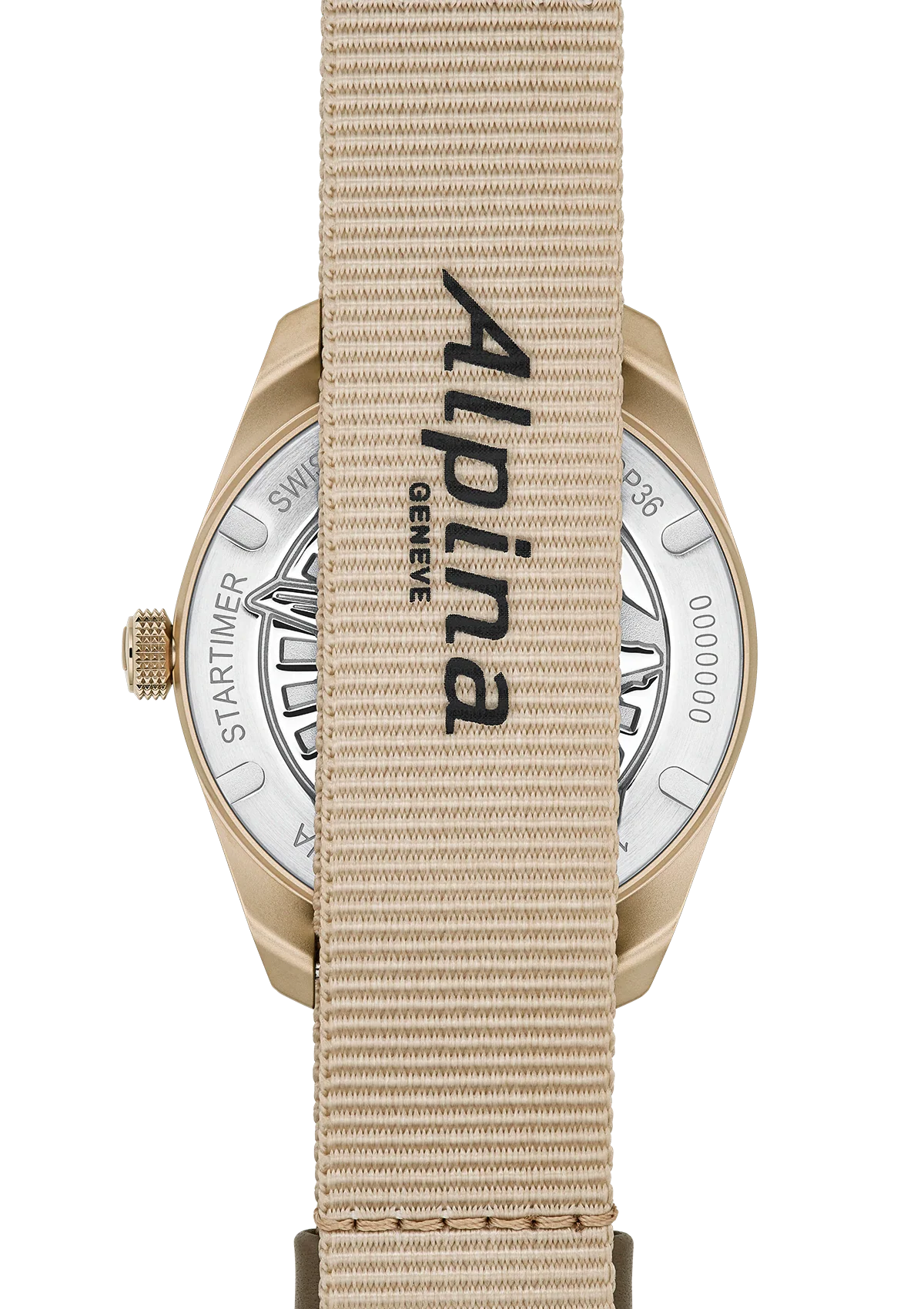 Montre Alpina : Startimer Pilot Solarmetre Beige AL-140BR3S25