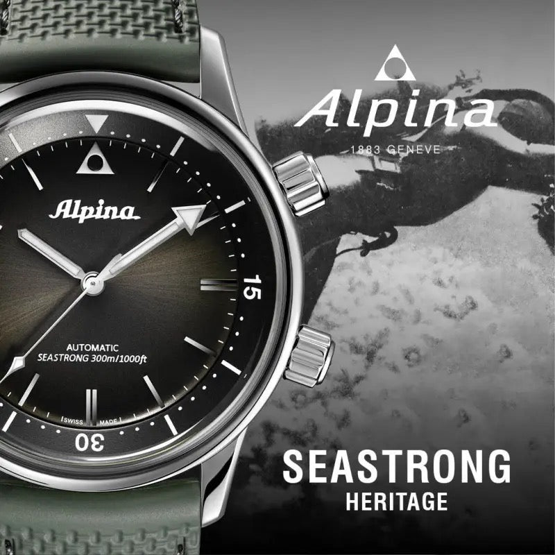 ALPINA : SEASTRONG DIVER 300 HERITAGE GREEN