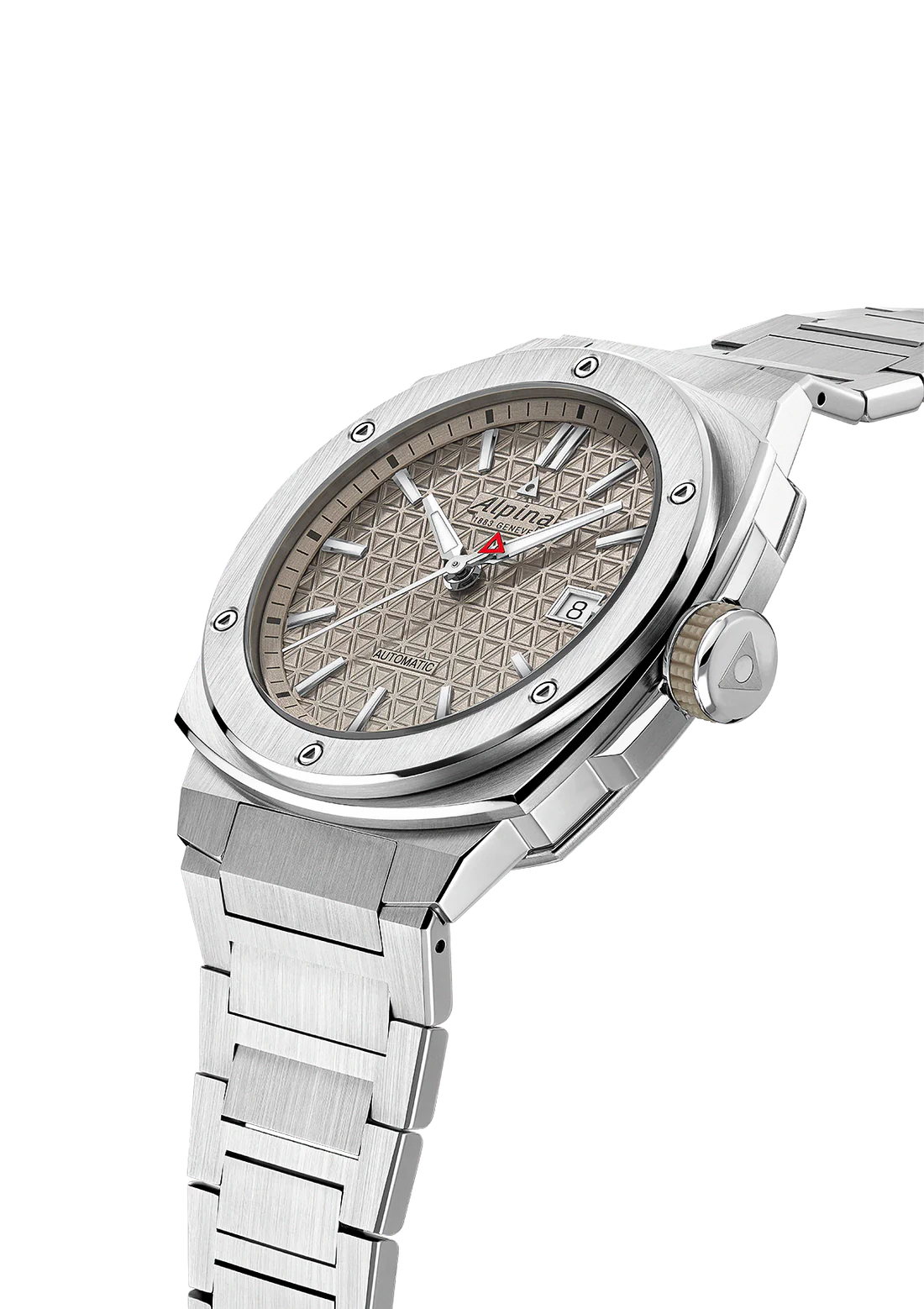 ALPINA : EXTREME AUTOMATIC - CADRAN BEIGE ACIER
