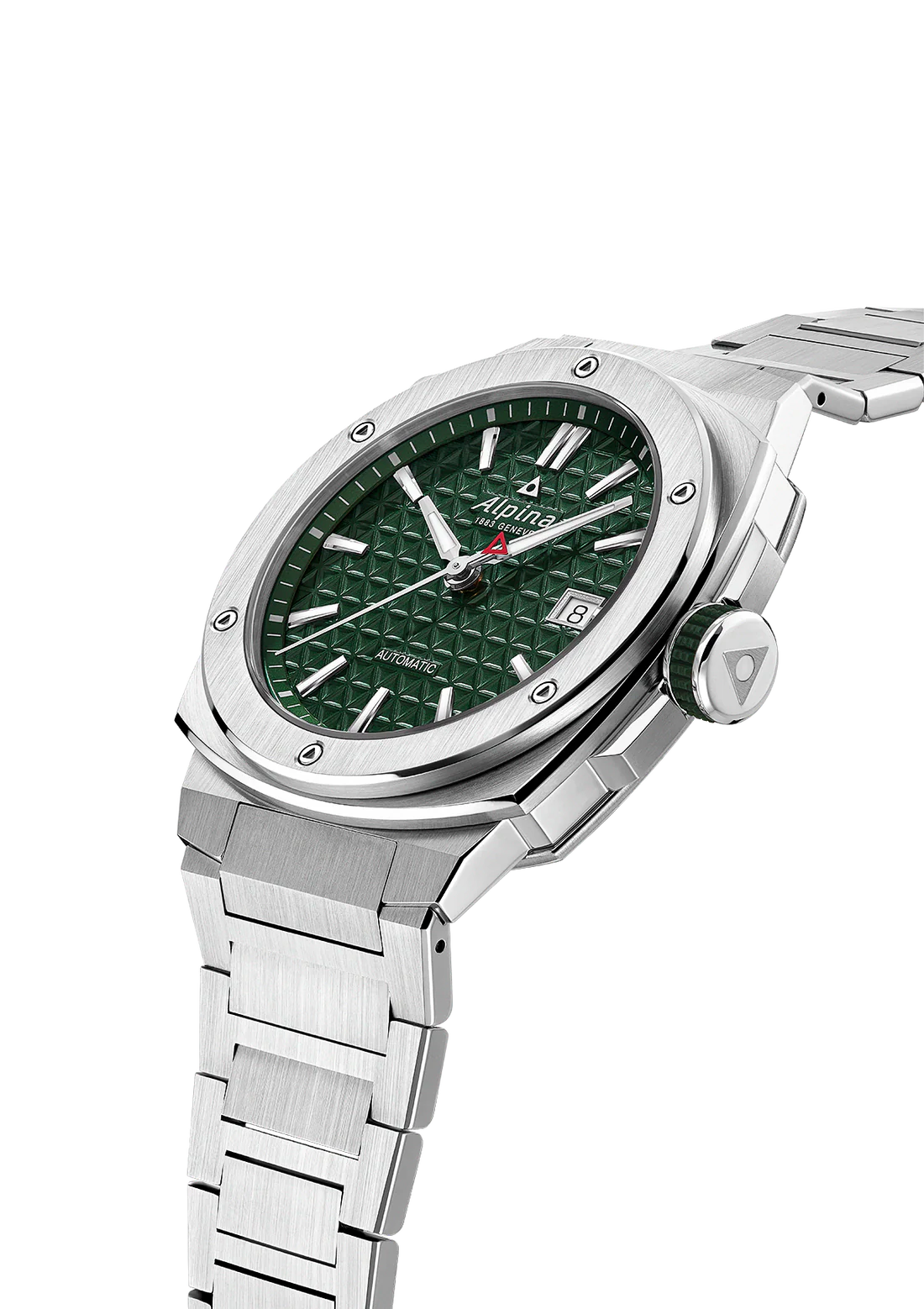 ALPINA : EXTREME AUTOMATIC 39 MM - CADRAN VERT ACIER