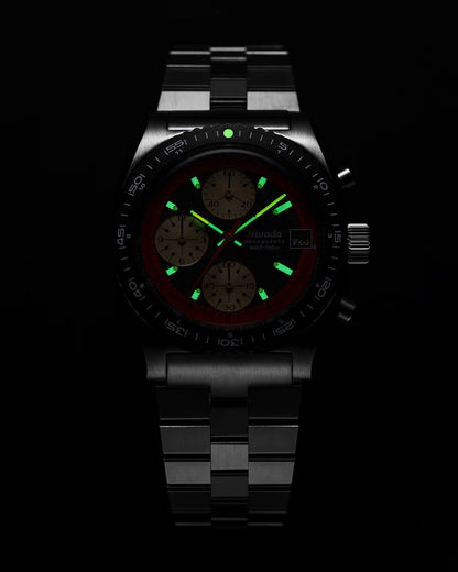 Montre Nivada Grenchen : Autochron Mecaquartz Orange