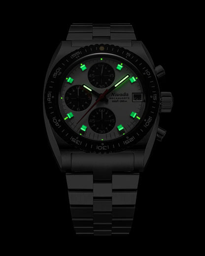 Nivada Grenchen Watch: Autochron Mecaquartz Panda