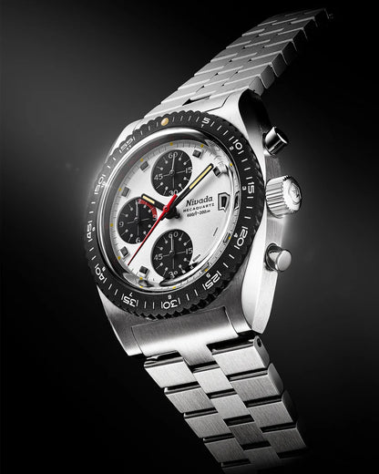 Nivada Grenchen Watch: Autochron Mecaquartz Panda