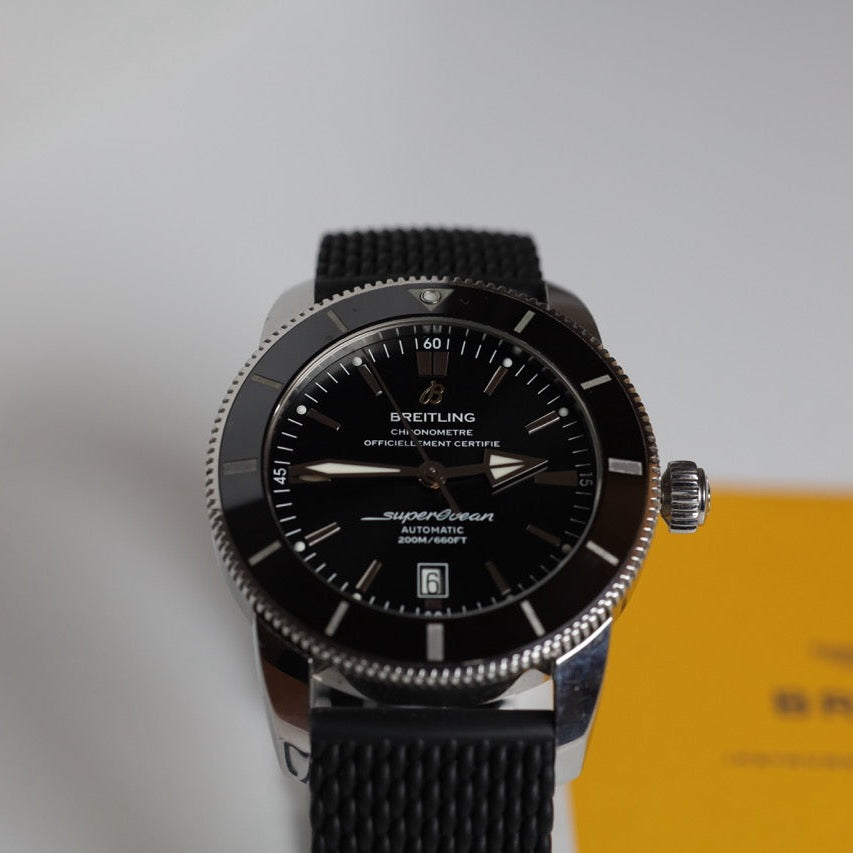 MONTRE BREITLING : SUPER OCEAN HERITAGE II NOIR 46MM